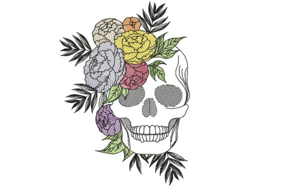 Boho Skull with Flowers Review