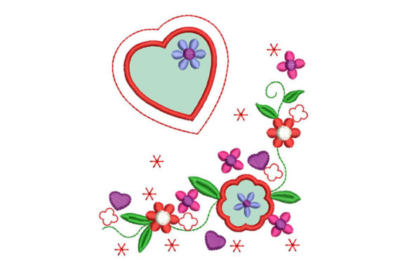 Flowers and Hearts: A Seasonal Embroidery Gem
