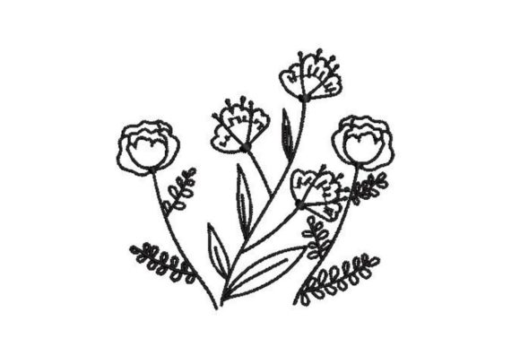 Line Art Flowers Review