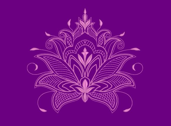 Lotus Flower - In The Hoop