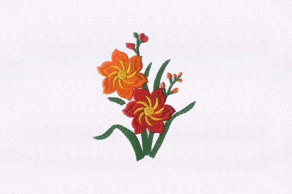 Orange Red Florals Review