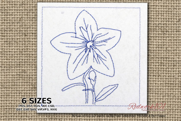 Review: Balloon Flower Lineart Design