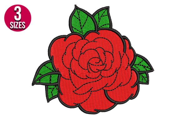 Rose Flower Embroidery Design Review