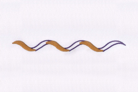 Wavy Border Embroidery Design